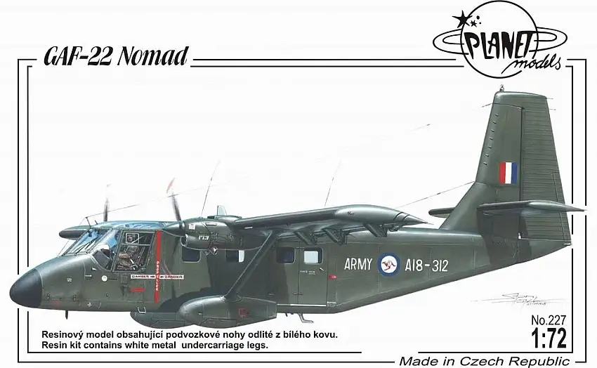Planet models GAF N-22 Nomad #227