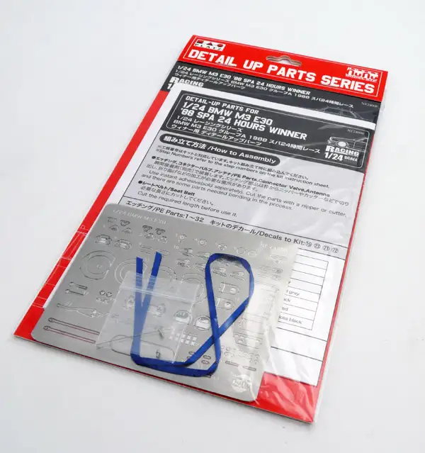 Platz / NuNu Hobby BMW M3 E30 2,3 Liter 1988 24h Spa Winner Detail Up Parts / grade up kit #NE24008