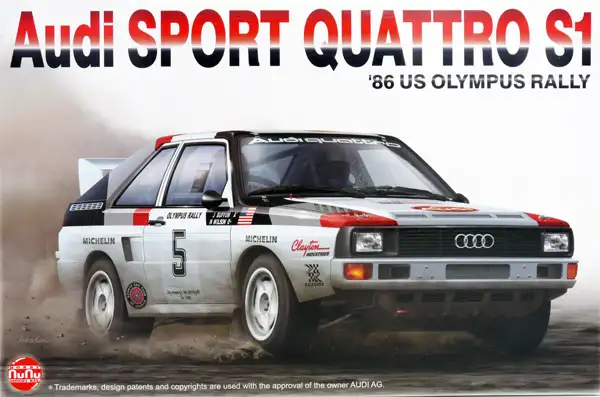 Platz / NuNu Hobby Audi Sport Quattro S1 Gr. B `86 US Olympus Rally, #PN24023