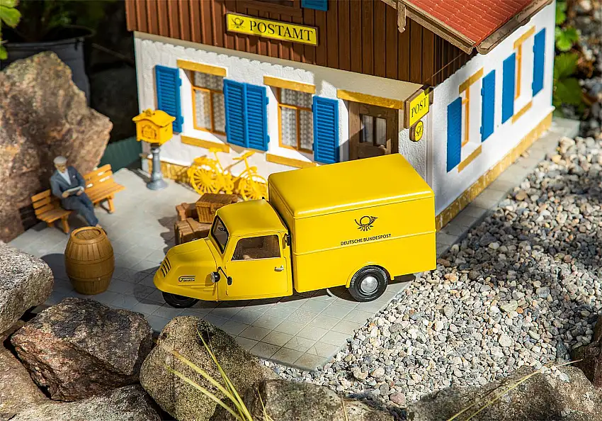 Pola G Goliath GD 750 Dreirad Kastenwagen Postfahrzeug #331617