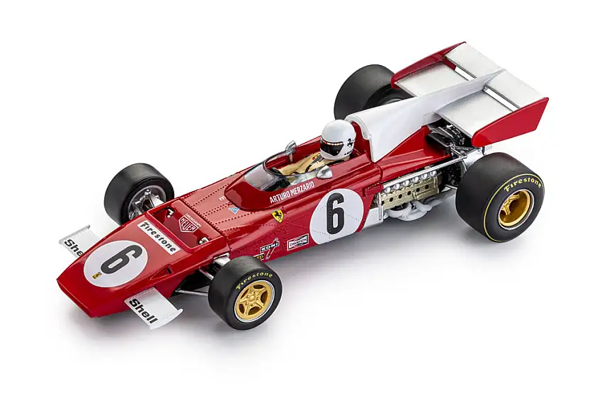 Policar Ferrari 312B2 #6 Arturo Merzario Brands Hatch 1972, #CAR05d