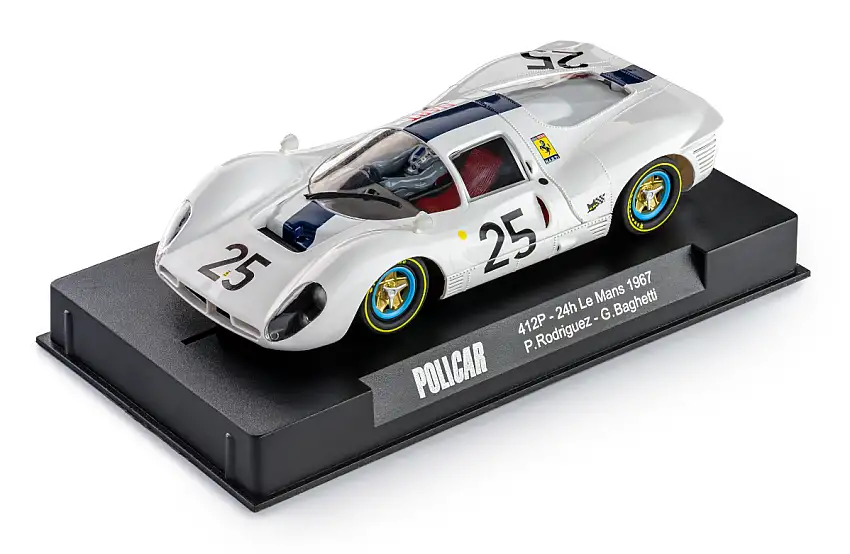 Policar Ferrari 412P N.A.R.T. #25 Pedro Rodriguez / Giancarlo Baghetti 24h Le Mans 1967, #CAR06d