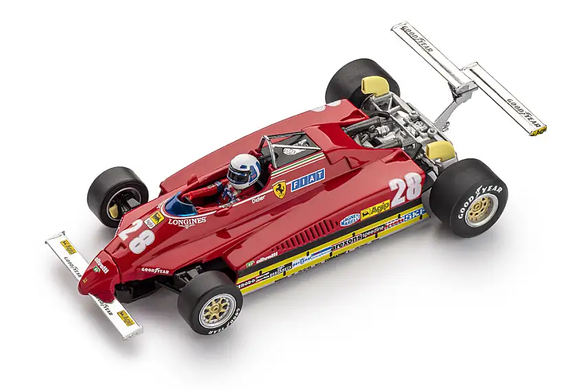 Policar Ferrari 126 C2 #28 Didier Pironi Long Beach GP 1982, #CAR09a