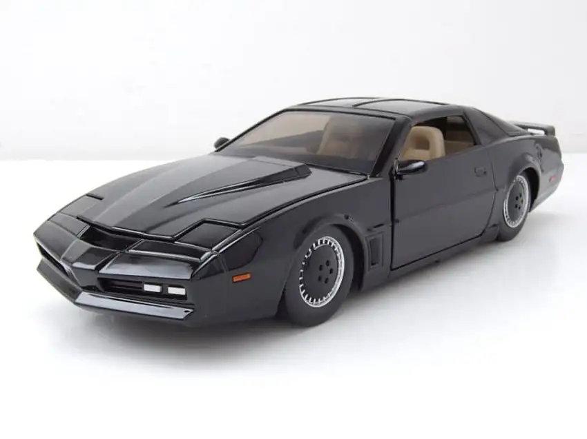 Pontiac Firebird Trans Am Kitt Knight Rider K.I.T.T. schwarz mit Scanner Modellauto 1:24 Jada Toys