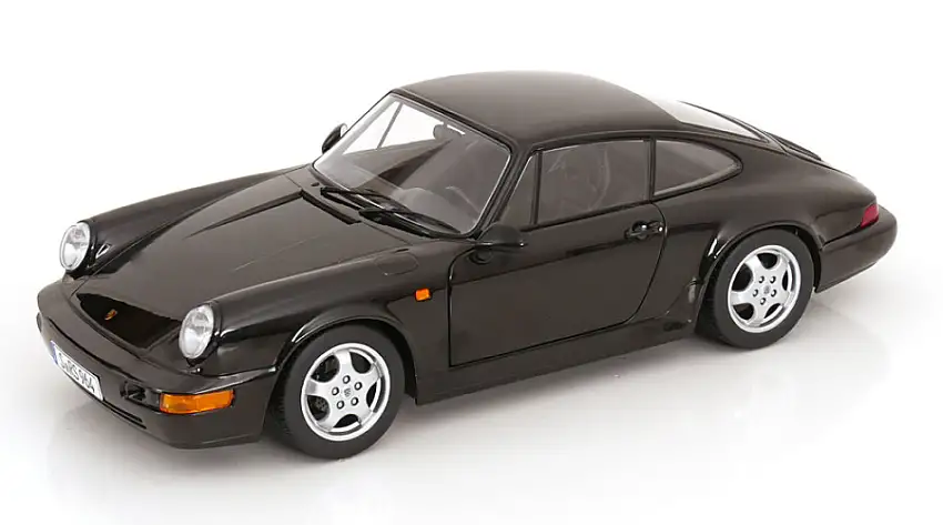 Porsche 911 (964) RS Cup Felgen 1992 schwarz Modellauto 1:12 KK Scale