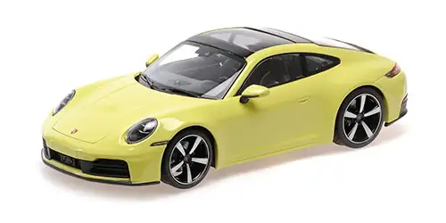 Porsche 911 (992.2) Carrera Coupe 2024 gelb metallic Modellauto 1:18 Minichamps
