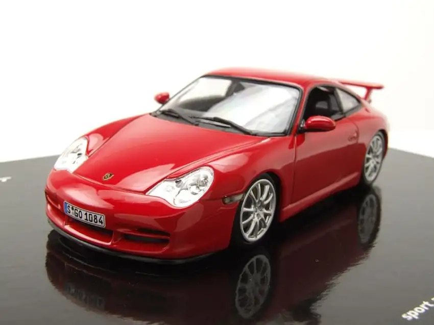 Porsche 911 (996.2) GT3 2003 rot Modellauto 1:43 Minichamps