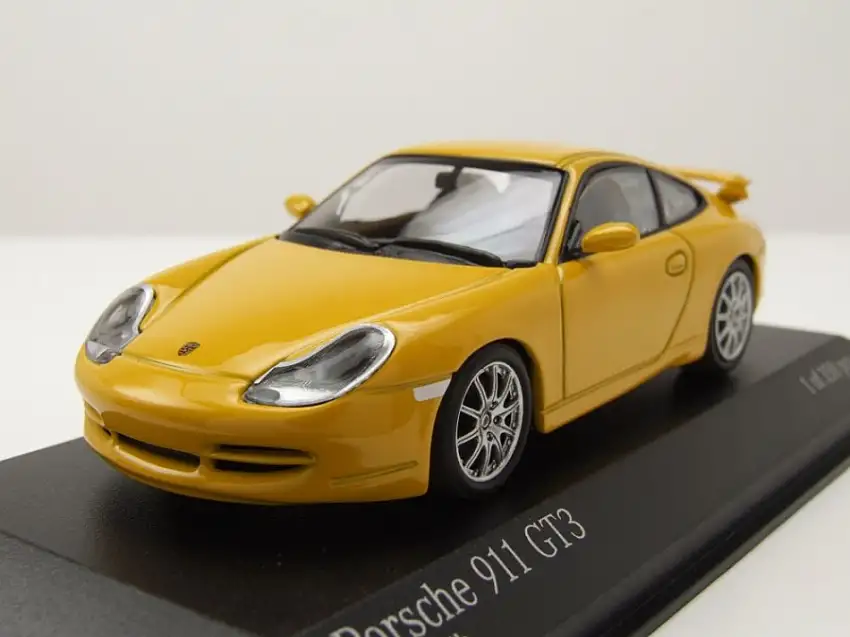 Porsche 911 GT3 1999 gelb Modellauto 1:43 Minichamps
