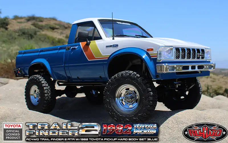 RC4WD 1:10 Trail Finder 2 RTR w/1982 Toyota Pickup Hard Body Set (Blue) #Z-RTR0069