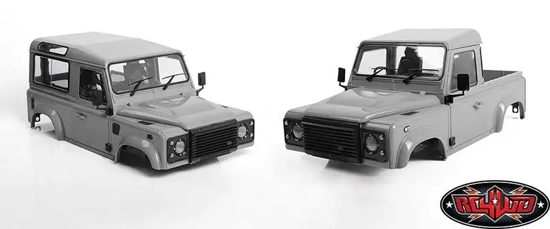 RC4WD Land Rover Defender D90 Karosseriesatz für Scale Crawler mit 275 mm Radstand #Z-B0215