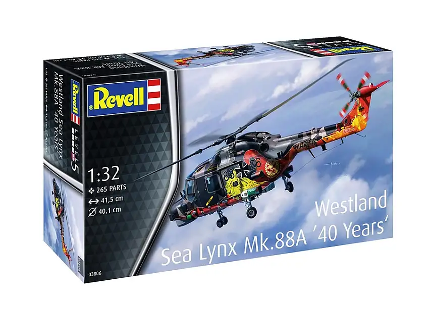 Revell Westland Sea Lynx Mk.88A "40 Years" #03806