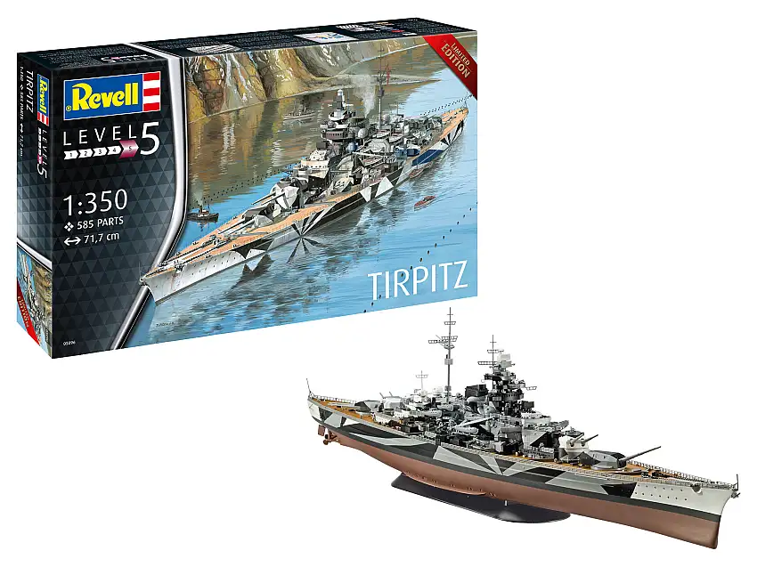 Revell Tirpitz Schlachtschiff #05096