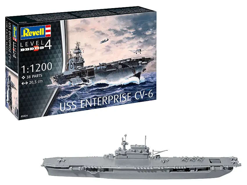 Revell USS Enterprise CV-6 Flugzeugträger #05824