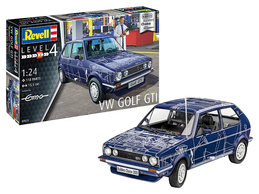 Revell Volkswagen VW Golf I GTI Pirelli "Builder´s Choice", #07673