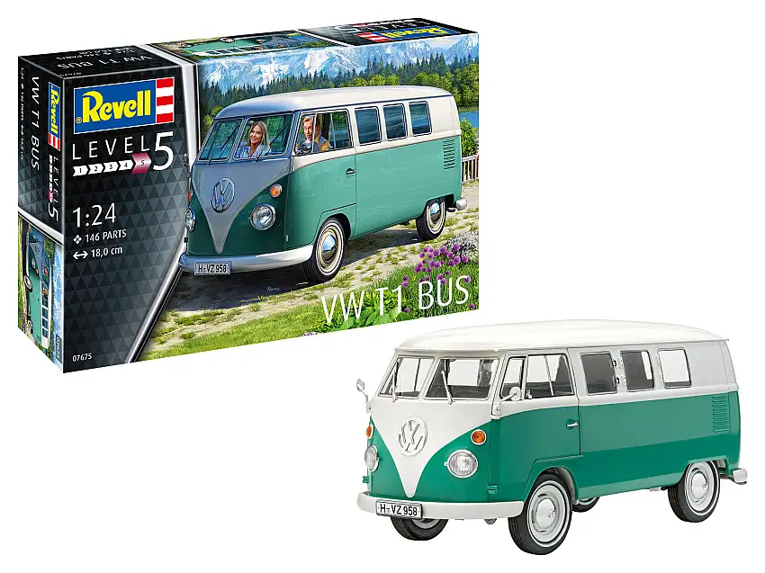 Revell Volkswagen VW T1 Kombi Bus, #07675