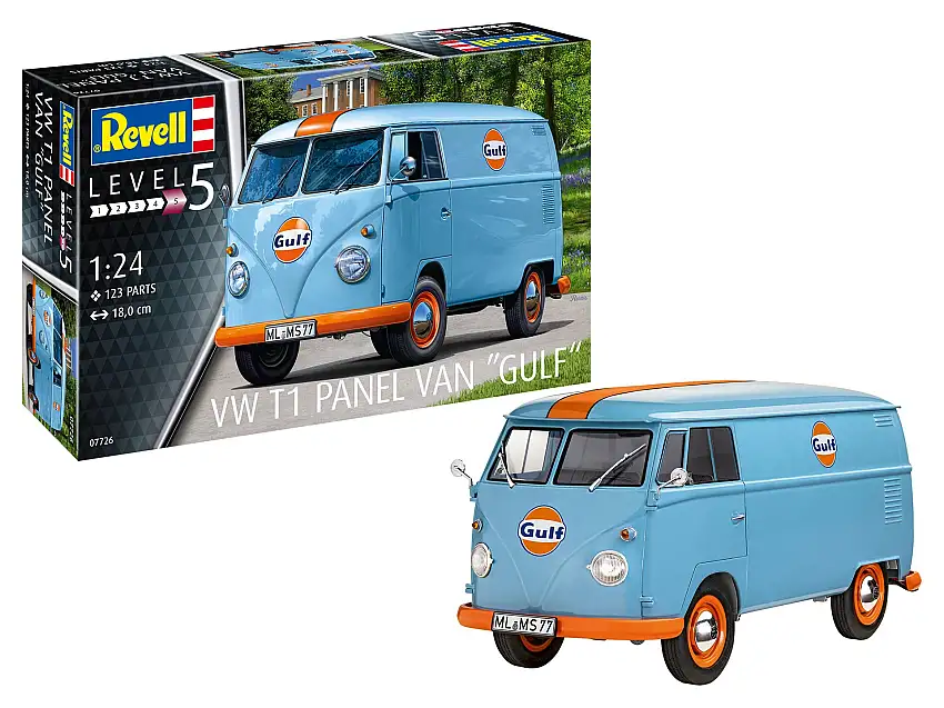Revell Volkswagen VW T1 Lieferwagen / Panel Van "Gulf", #07726