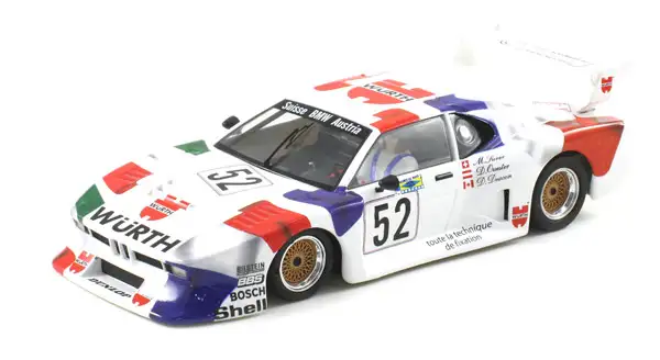 Scaleauto BMW M1 Group 5 Würth, #52 Le Mans 1981, #SC-6027