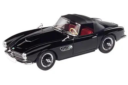 Schuco BMW 507 mit geschlossenem Softtop schwarz #02175