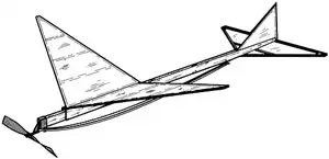 SIG Thermal Dart Kit Gummimotor-Modellflugzeug #FF-12