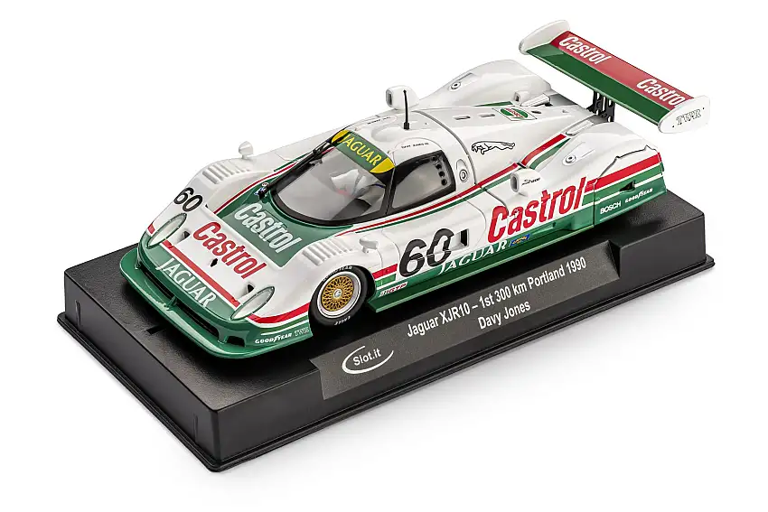 Slot.it Jaguar XJR10 "Castrol" 1st 300km Portland 1990 #60 Davy Jones, #CA42a