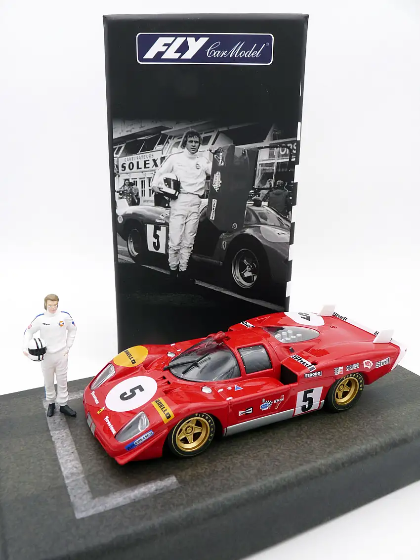 Slotwings Ferrari 512S #5 Making of Le Mans Collection mit Steve-Figur, #E2055