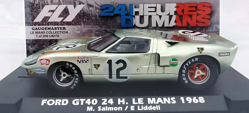 Slotwings Ford GT40 24h Le Mans 1968 #12 M. Salmon / E. Liddell Gaugemaster Collection, #ELM07