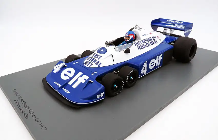 Spark Tyrrell P34 Sixwheeler #3 South African GP 1977 3rd place, Patrick Depailler, #18S571
