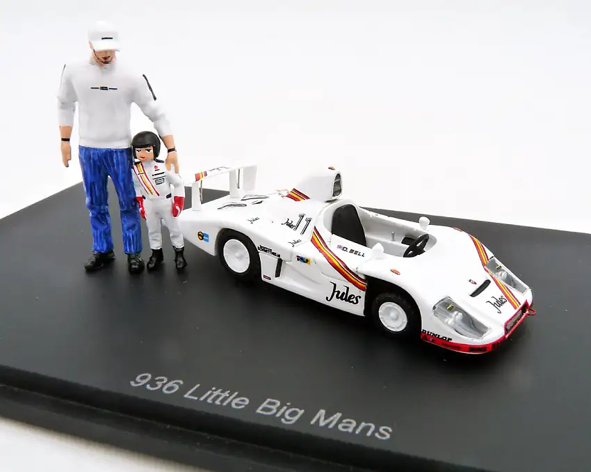 Spark Model / Minimax Porsche 936/81 K Junior Kinderauto Little Big Mans - Vater und Sohn bei der Le Mans Classic, #S7840