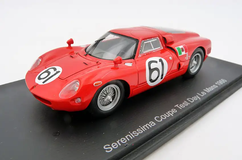 Spark Model / Minimax Serenissima Coupé Test Day Le Mans 1966, #S9252