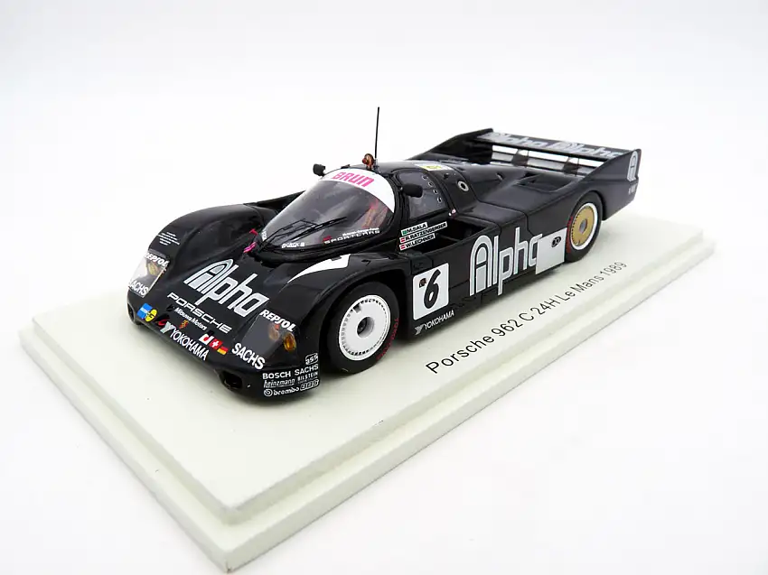 Spark Model / Minimax Porsche 962 C Brun / Alpha #6 24h Le Mans 1989, #S9876