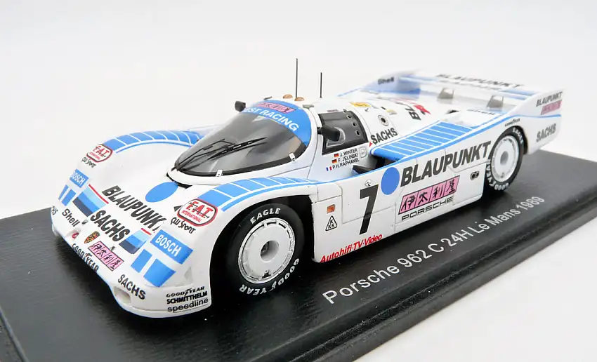 Spark Model / Minimax Porsche 962 C Joest / Sachs - Blaupunkt #7 24h Le Mans 1989, #S9877