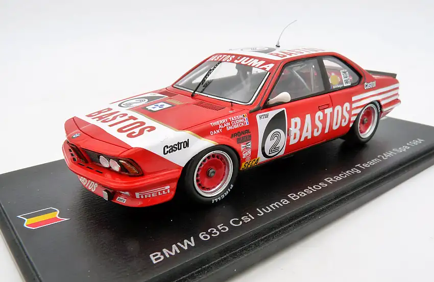 Spark Model / Minimax BMW 635 Csi Gr. A Juma-Bastos-Racing-Team #2 24h Spa 1984, #SB656