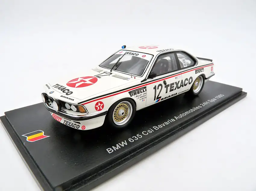 Spark Model / Minimax BMW 635 Csi Gr. A Team Bavaria Automobiles #12 24h Spa 1985, #SB661