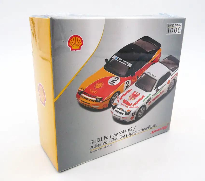 Spark Model / Minimax Sparky Porsche 944 Turbo Cup "Shell" #2 "Adler von Tirol" (upright headlights), #YCOMBO64003