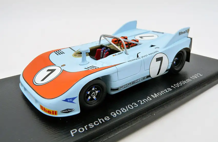 Spark Model / Minimax Porsche 908/03 Joest Racing #7 Joest / Schüler 2nd 1000km Monza 1972, #S2333