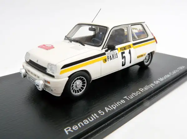 Spark Model / Minimax Renault 5 Alpine Turbo #51 Rallye de Monte Carlo 1984, #S3868