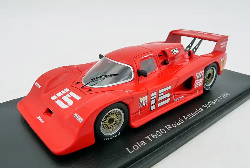 Spark Model / Minimax Lola T600 Chevrolet #15 Kalagian / Lloyd Road Atlanta 500km 1984, #S8604