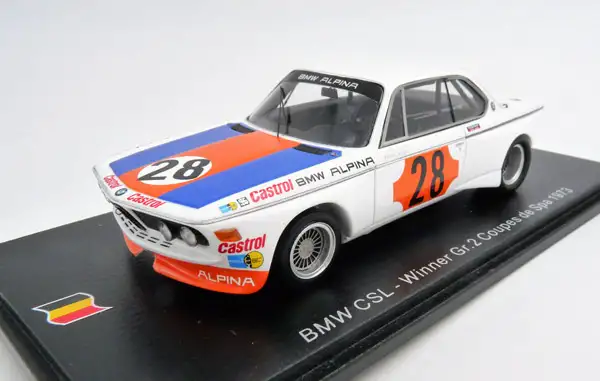 Spark Model / Minimax BMW 3.0 CSL Alpina No.28 Coupes de Spa 1973, #SB226