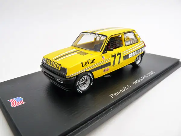 Spark Model / Minimax Renault 5 IMSA RS 1980, Patrick Jacquemart, #US059