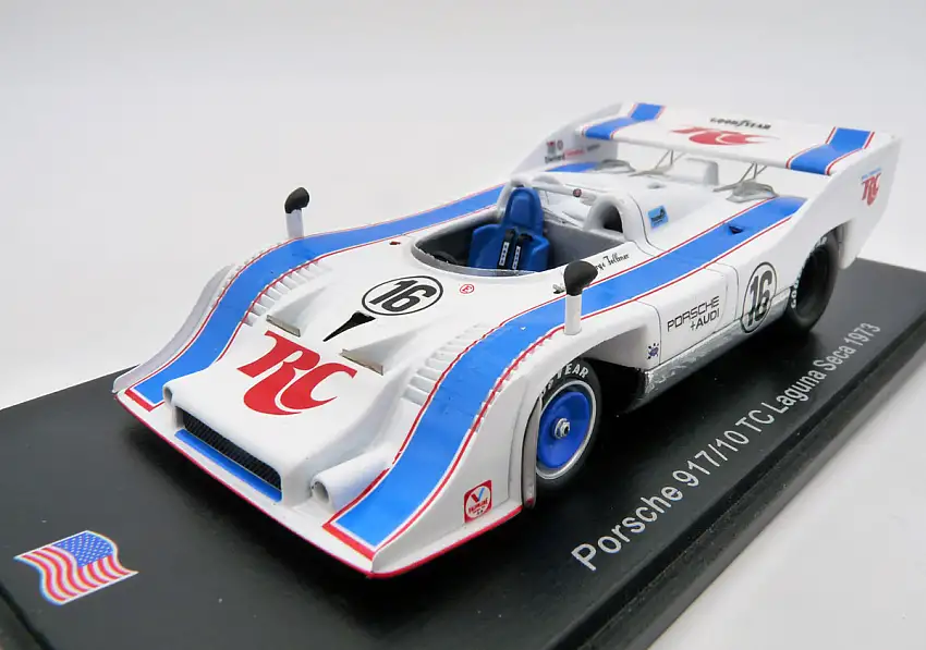 Spark Model / Minimax Porsche 917/10 TC #16 Laguna Seca 1973 George Follmer, #US103