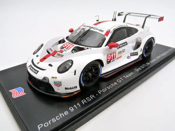 Spark Model / Minimax Porsche 911 RSR "Porsche GT Team" #911 GTLM 24h Daytona 2020, #US122