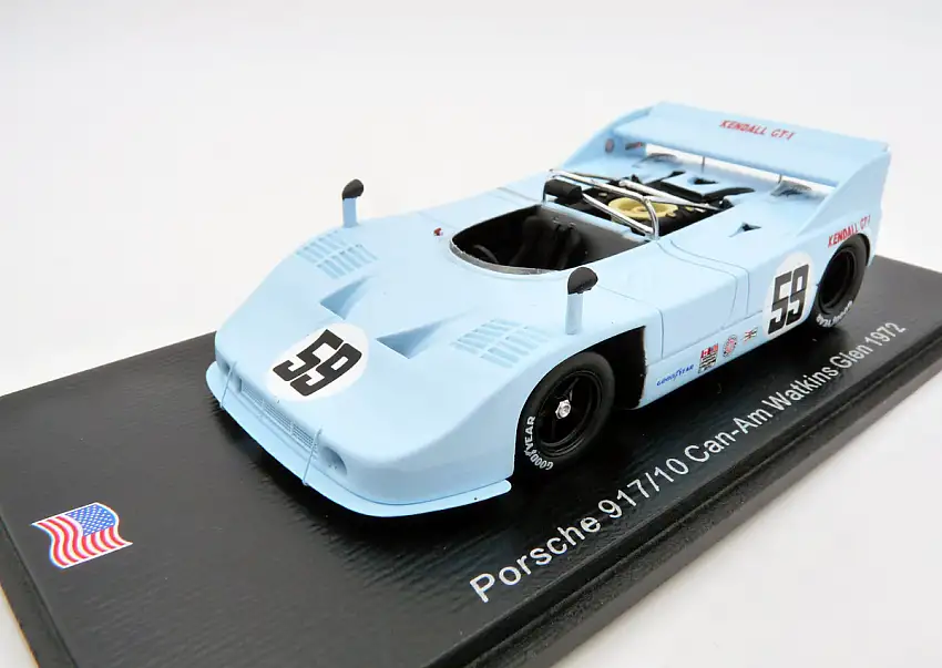Spark Model / Minimax Porsche 917/10 Can-Am Watkins Glen 1972 #59 Peter Gregg, #US162