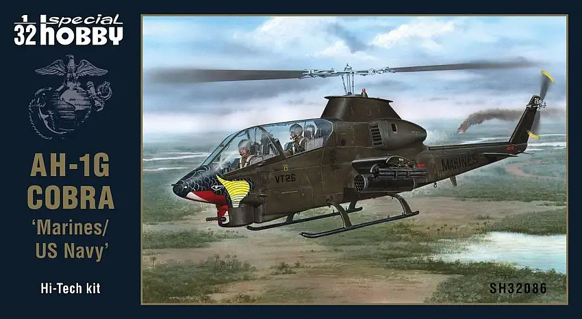 Special Hobby AH-1G Cobra "Marines / US Navy" hi-tech kit #SH32086