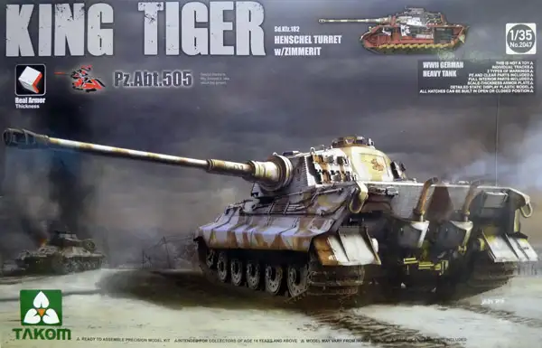 Takom Sd.Kfz.182 Königstiger mit Henschelturm und Zimmerit, #03012047
