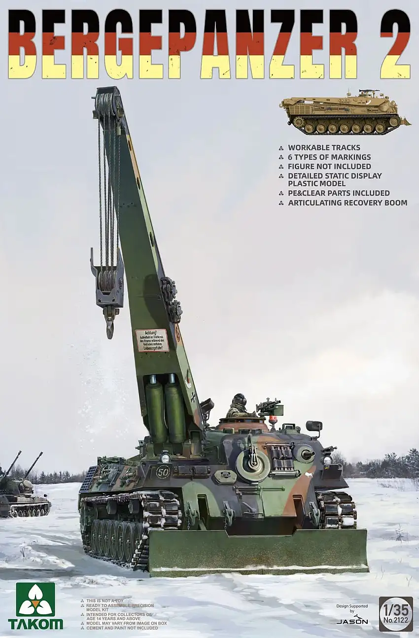 Takom Bundeswehr Bergepanzer 2 (Berge-Leo), #2122