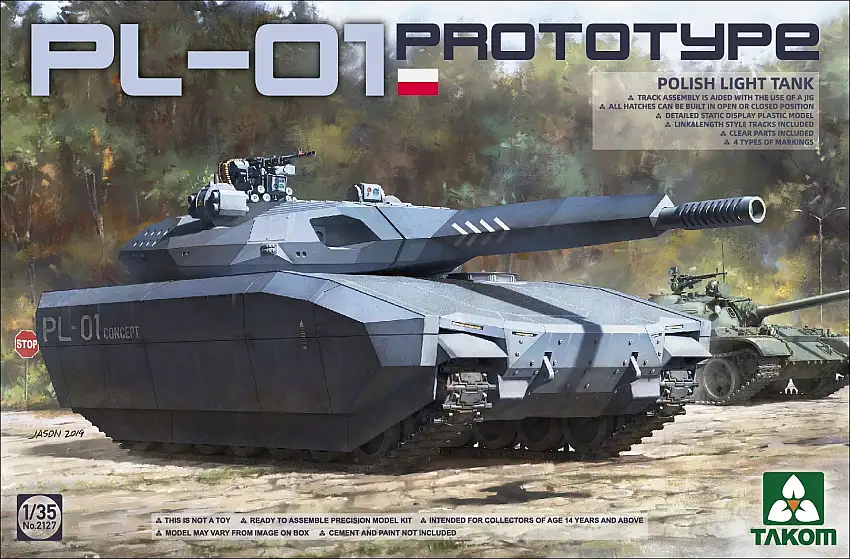 Takom PL-01 Prototype polish light tank, #2127