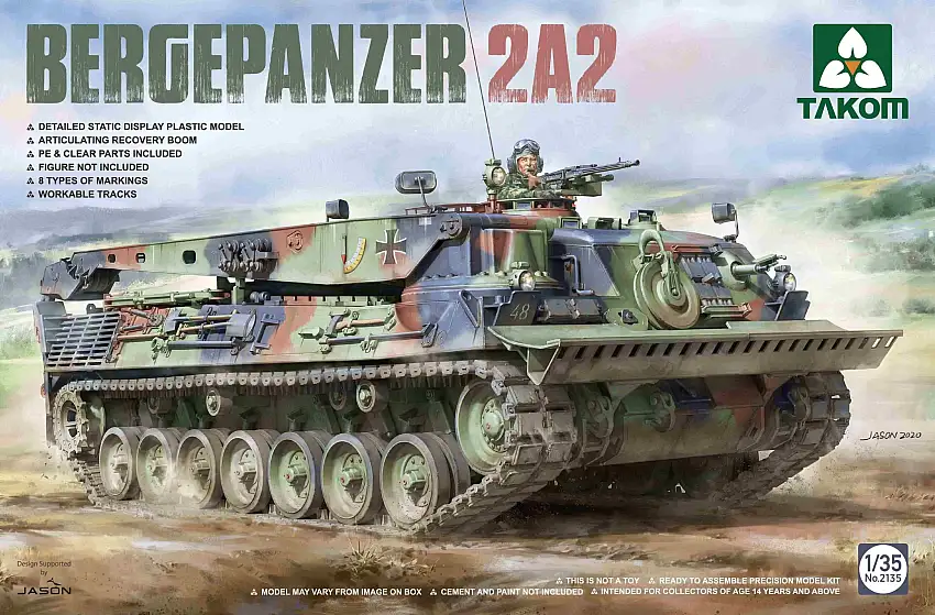 Takom Bundeswehr Bergepanzer 2A2 (Berge-Leo), #2135