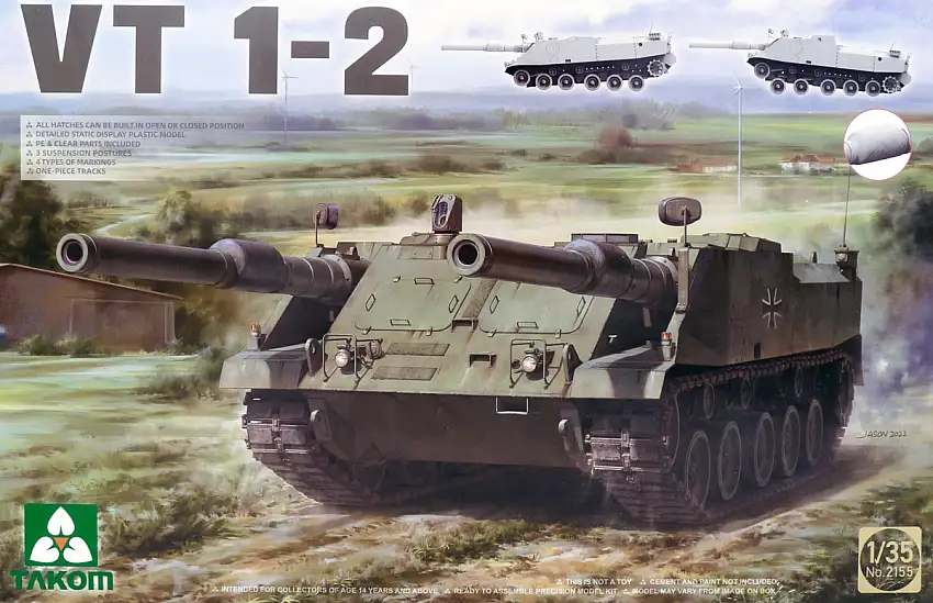 Takom Bundeswehr Versuchsträger Panzer VT1-2 (Bundesamt für Wehrtechnik und Beschaffung), #2155
