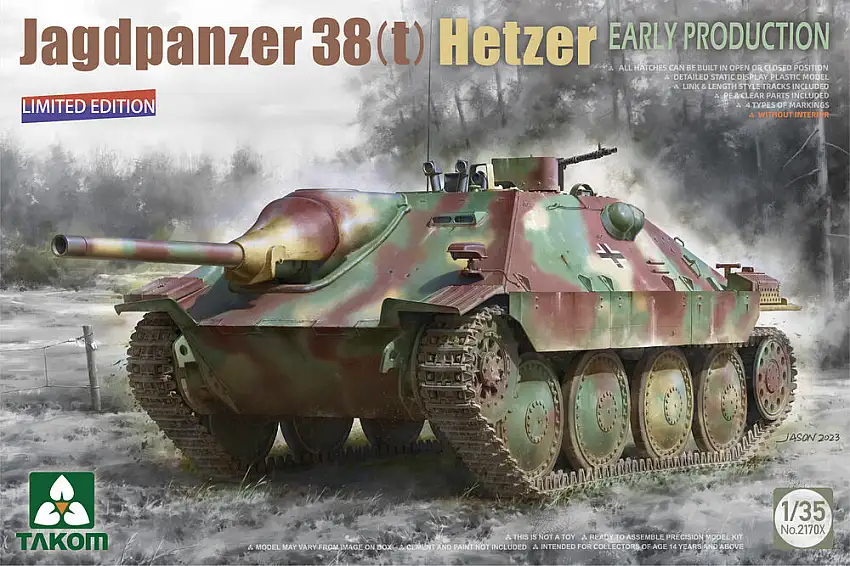 Takom Jagdpanzer 38(t) Hetzer early production, #2170X