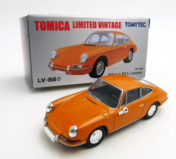 Tomytec Porsche 911 2.0 S 1966 "Urmodell" orange (LV-86f), #312529